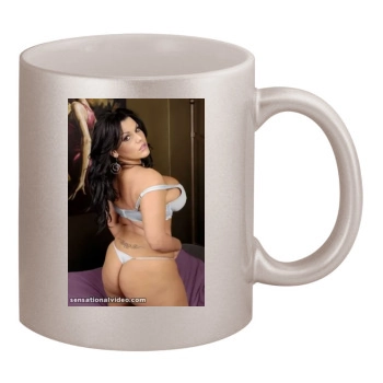 Angelina Castro 11oz Metallic Silver Mug