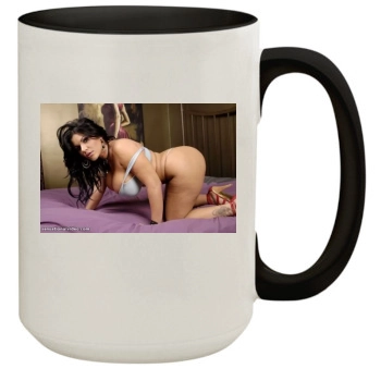 Angelina Castro 15oz Colored Inner & Handle Mug