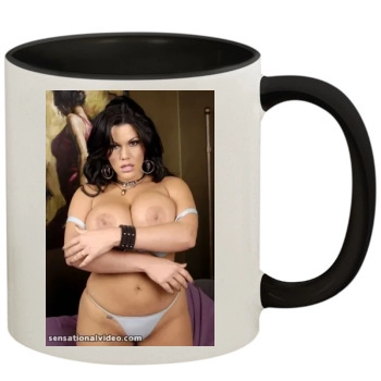 Angelina Castro 11oz Colored Inner & Handle Mug