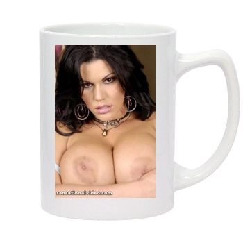 Angelina Castro 14oz White Statesman Mug