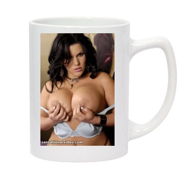 Angelina Castro 14oz White Statesman Mug