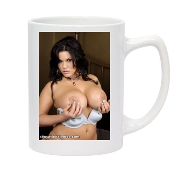 Angelina Castro 14oz White Statesman Mug