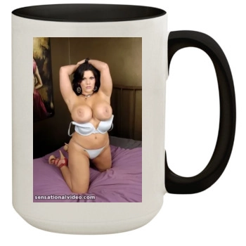 Angelina Castro 15oz Colored Inner & Handle Mug