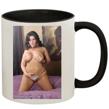 Angelina Castro 11oz Colored Inner & Handle Mug