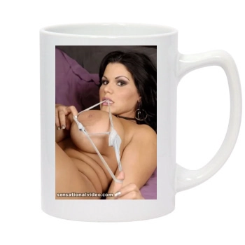 Angelina Castro 14oz White Statesman Mug