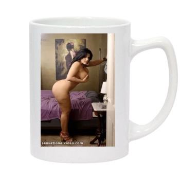 Angelina Castro 14oz White Statesman Mug