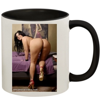 Angelina Castro 11oz Colored Inner & Handle Mug