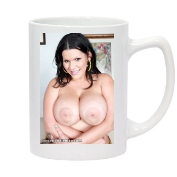 Angelina Castro 14oz White Statesman Mug