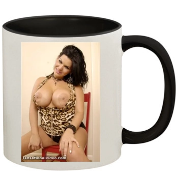 Angelina Castro 11oz Colored Inner & Handle Mug