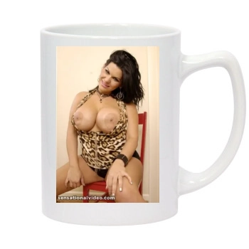 Angelina Castro 14oz White Statesman Mug