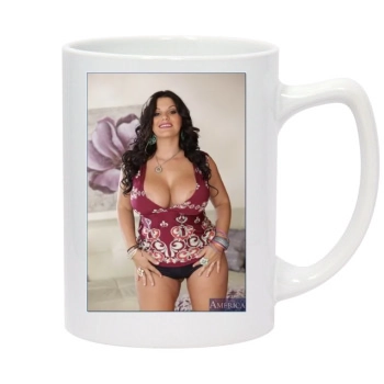 Angelina Castro 14oz White Statesman Mug