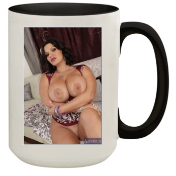 Angelina Castro 15oz Colored Inner & Handle Mug