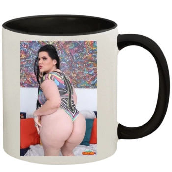 Angelina Castro 11oz Colored Inner & Handle Mug