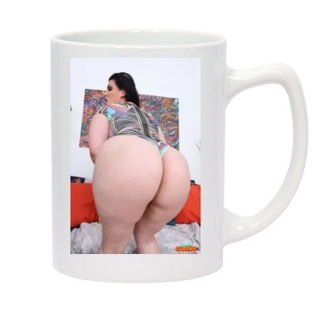 Angelina Castro 14oz White Statesman Mug