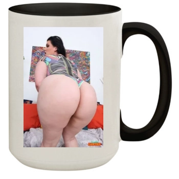 Angelina Castro 15oz Colored Inner & Handle Mug