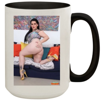 Angelina Castro 15oz Colored Inner & Handle Mug