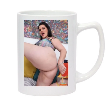 Angelina Castro 14oz White Statesman Mug