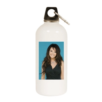 Sarah Brightman White Water Bottle With Carabiner