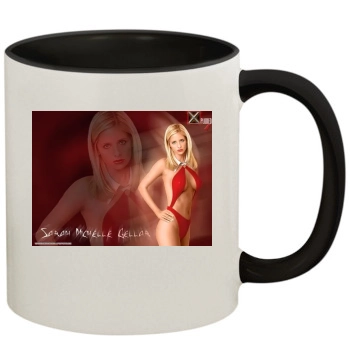 Sarah Michelle Gellar 11oz Colored Inner & Handle Mug