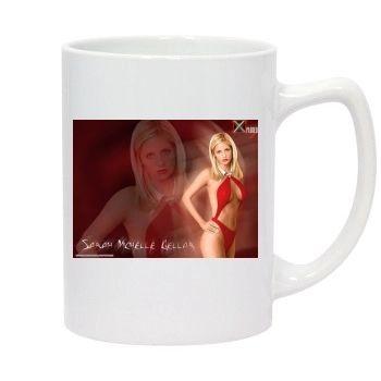 Sarah Michelle Gellar 14oz White Statesman Mug