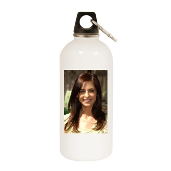 Sarah Michelle Gellar White Water Bottle With Carabiner