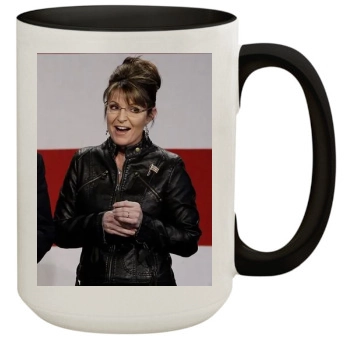 Sarah Palin 15oz Colored Inner & Handle Mug