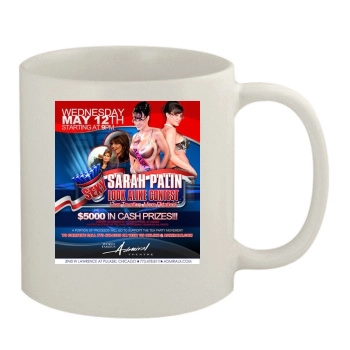 Sarah Palin 11oz White Mug