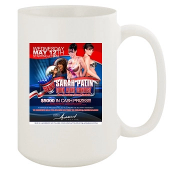 Sarah Palin 15oz White Mug