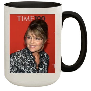 Sarah Palin 15oz Colored Inner & Handle Mug