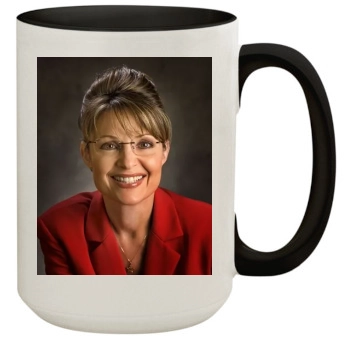 Sarah Palin 15oz Colored Inner & Handle Mug