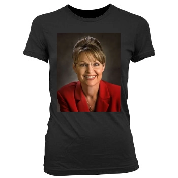 Sarah Palin Women's Junior Cut Crewneck T-Shirt