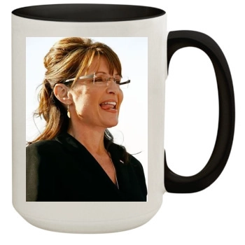 Sarah Palin 15oz Colored Inner & Handle Mug