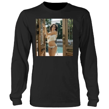 Sarah Shahi Men's Heavy Long Sleeve TShirt