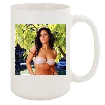 Sarah Shahi 15oz White Mug