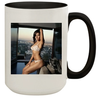 Sarah Shahi 15oz Colored Inner & Handle Mug