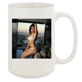 Sarah Shahi 15oz White Mug