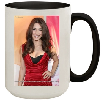 Sarah Shahi 15oz Colored Inner & Handle Mug