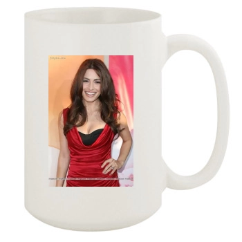 Sarah Shahi 15oz White Mug