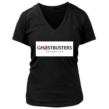 Ghostbusters: Afterlife (2021) Women's Deep V-Neck TShirt