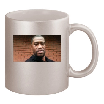 George Floyd 11oz Metallic Silver Mug