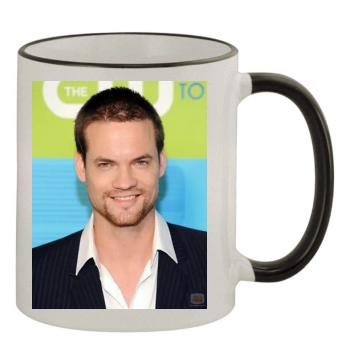 Shane West 11oz Colored Rim & Handle Mug