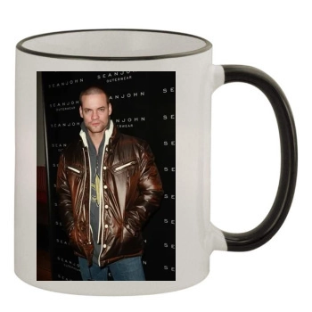 Shane West 11oz Colored Rim & Handle Mug