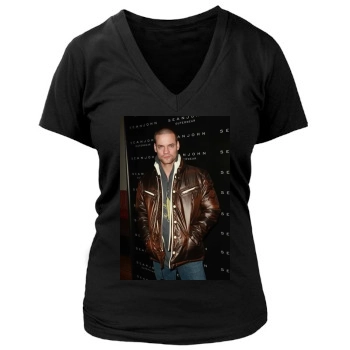 Shane West Women's Deep V-Neck TShirt