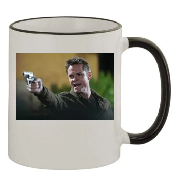 Shane West 11oz Colored Rim & Handle Mug