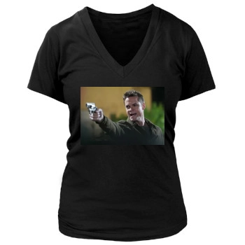 Shane West Women's Deep V-Neck TShirt