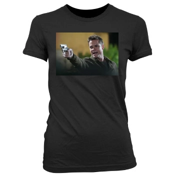 Shane West Women's Junior Cut Crewneck T-Shirt