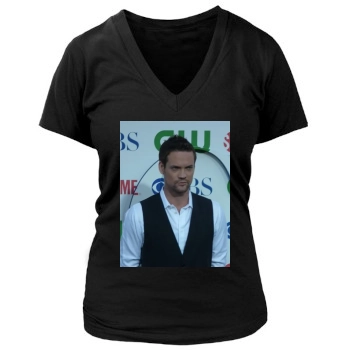 Shane West Women's Deep V-Neck TShirt