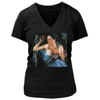 Sharon den Adel Women's Deep V-Neck TShirt