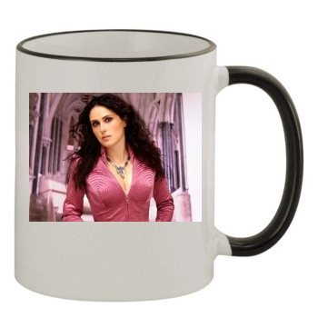 Sharon den Adel 11oz Colored Rim & Handle Mug