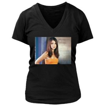 Shiri Appleby Women's Deep V-Neck TShirt